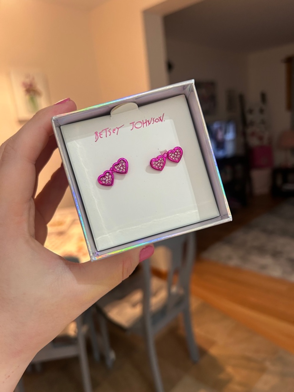 Betsey Johnson Eyeglass Earrings
